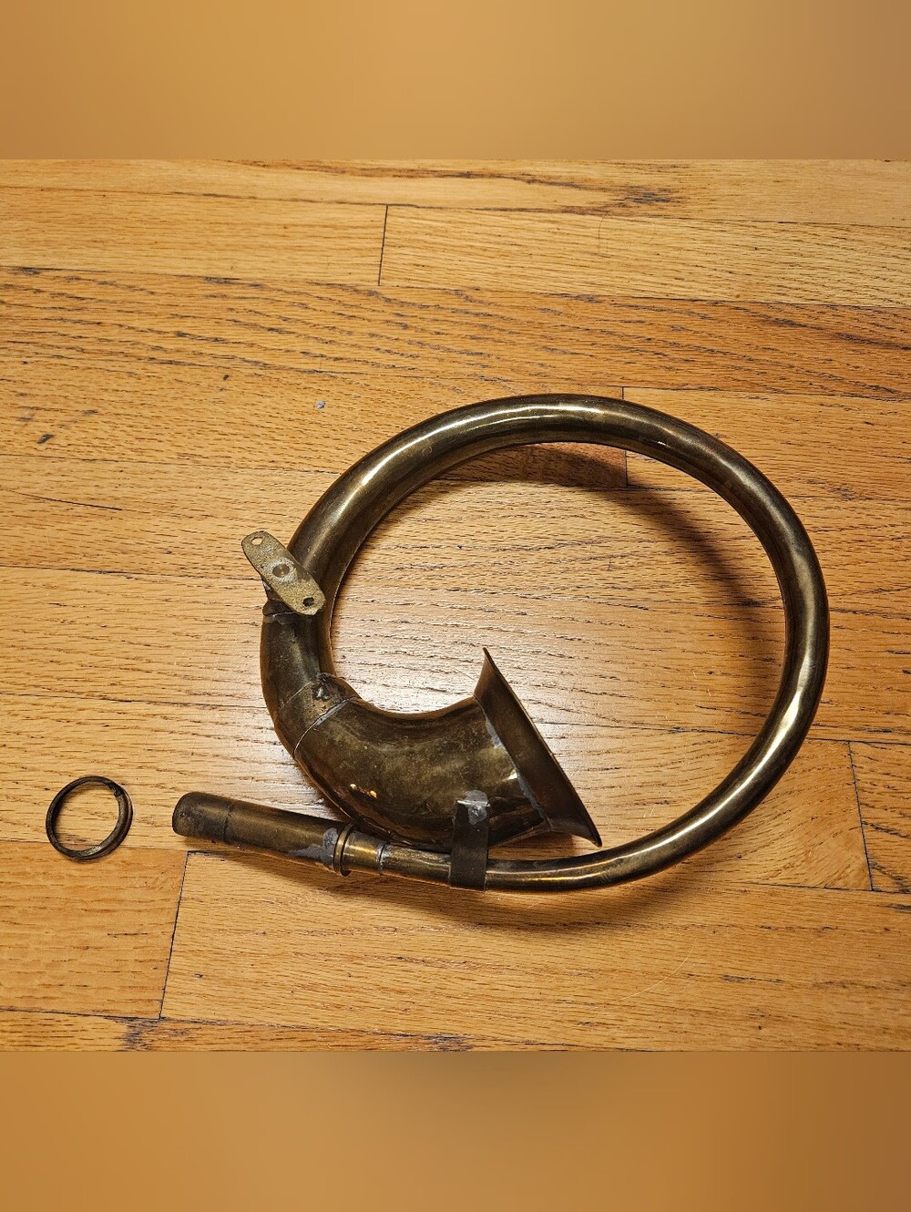 Vintage Antique Brass Squeeze Bulb Horn for Automobile Car Bicycle Carriage